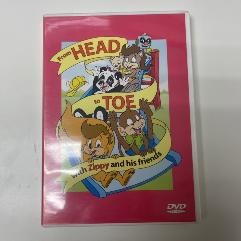正版寰宇迪士尼美語世界 Zippy系列DVD From Head to Toe寰宇家庭限量 含原廠外盒