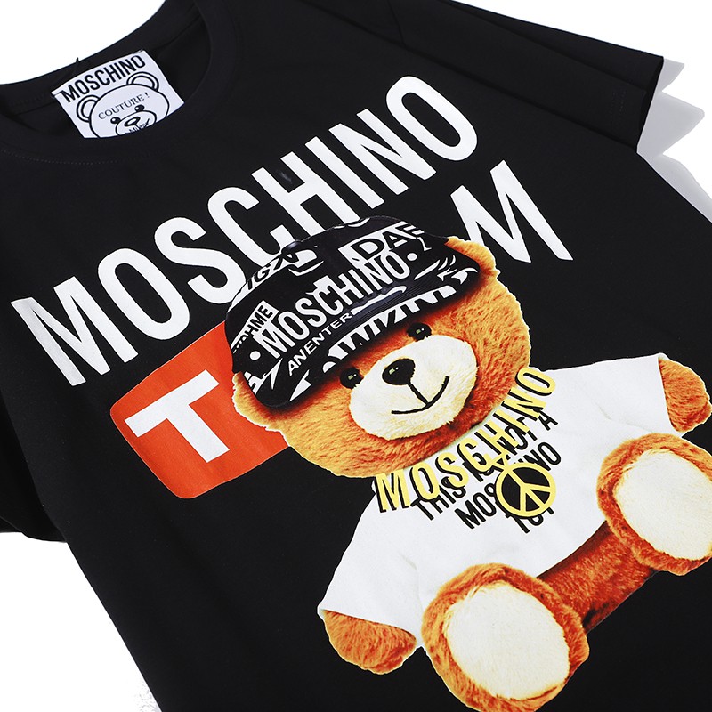 残りわずか Vip Sale かわいい シンプル Moschino テディロゴtシャツ 特売 Www Premiervbleague Com