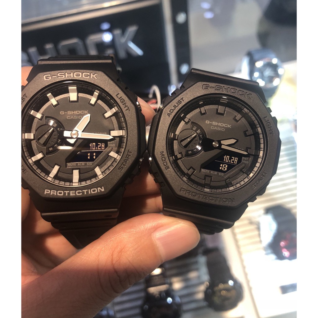 全新casio G Shock Ga 1adr New 限定消光黑白色數位雙顯最薄款台灣公司貨 蝦皮購物