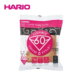 【HARIO】 V60 錐形濾紙 漂白/無漂白 VCF-01-100 VCF-02-100