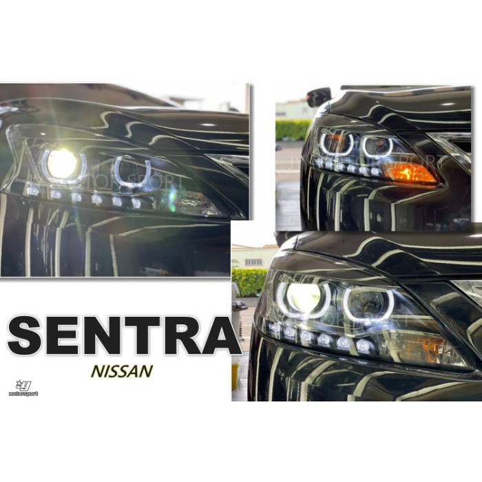 JY MOTOR 車身套件~NISSAN SUPER SENTRA B17 2013 14 15 LED 光圈 魚眼大燈