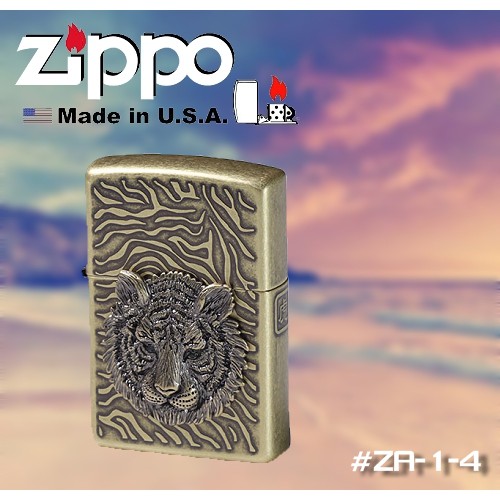 【富工具】美國原廠ZIPPO 防風打火機(贈送125ml打火機油) #ZA-1-4