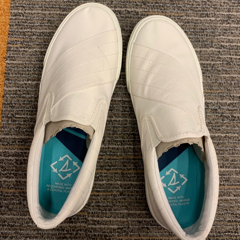 Sperry專櫃全新樣鞋男小白鞋us9 蝦皮購物
