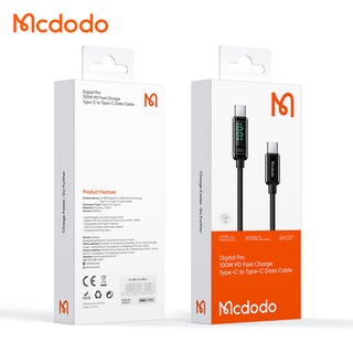 【麥多多Mcdodo】天眼系列 數顯充電線 USB對蘋果充電線 Type-C充電線 PD充電線 編織充電線 快充線