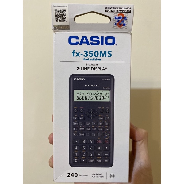 工程計算機 統計學 CASIO fx-350MS