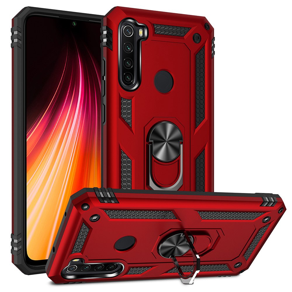 小米 紅米 Redmi Note 8T 手機殼 磁吸 車用支架 Note8T 指環保護殼 盔甲殼 硬殼