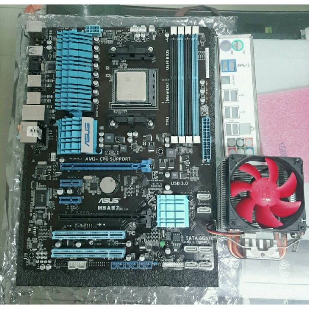 AMD FX-8120 + ASUS M5A97 附風扇檔板
