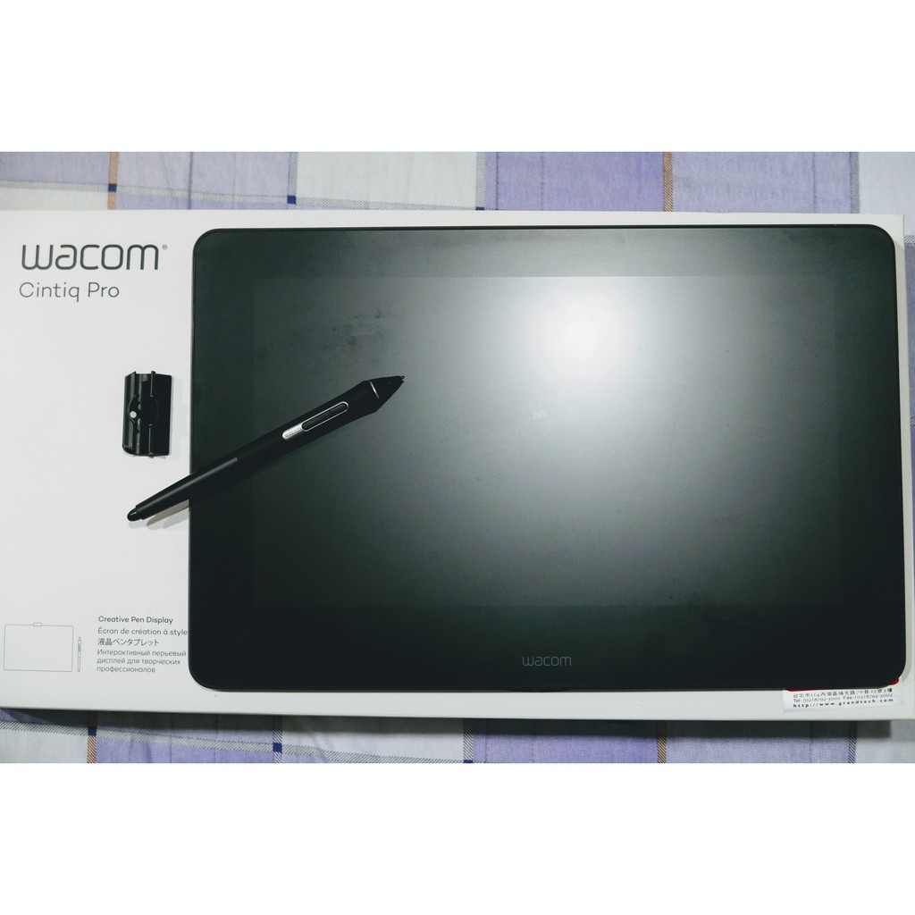 Wacom Cintiq Pro 13HD touch 專業液晶感壓觸控繪圖板(少用，保存良好)