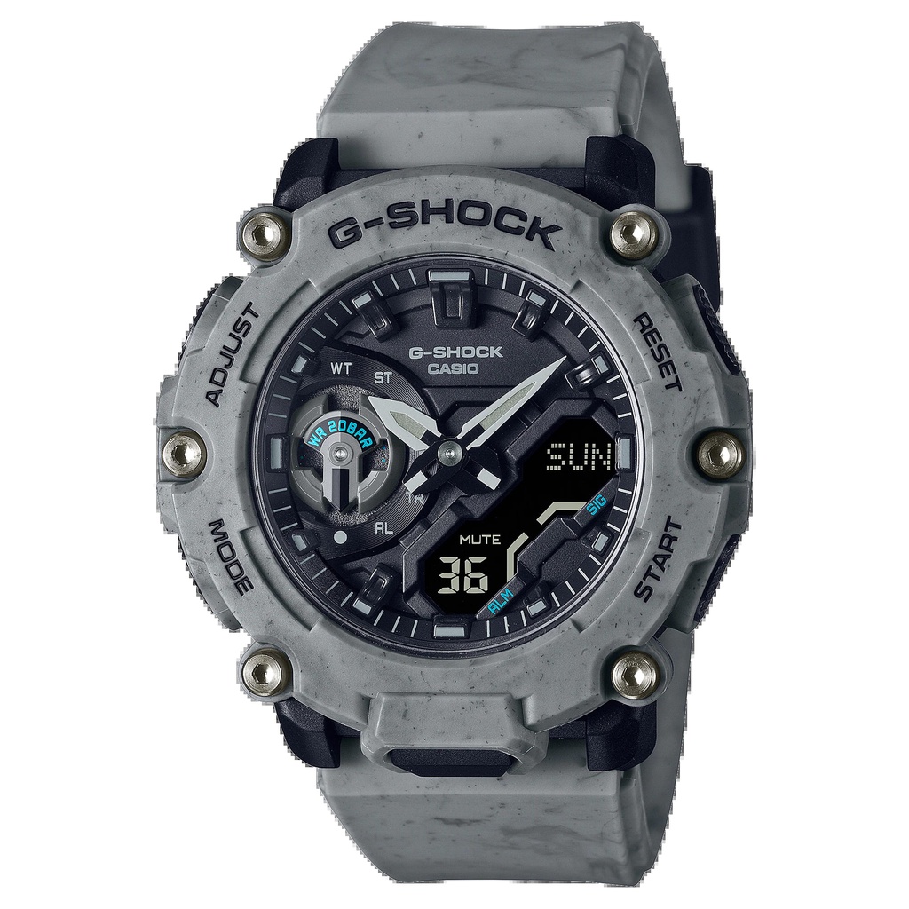 CASIO 卡西歐 (GA-2200SL-8A) G-SHOCK【台灣原廠公司貨】荒野沙漠設計 運動防水電子錶