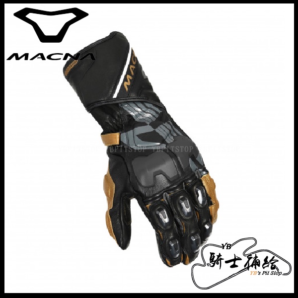 ⚠YB騎士補給⚠ MACNA PowerTrack #178 黑金灰 頂級 長手套 2022 競技 全皮革 2KP 荷蘭