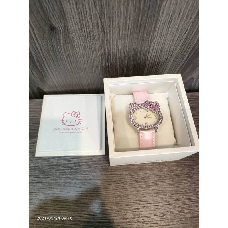 雅芳 Hello Kitty 粉色腕錶 手錶