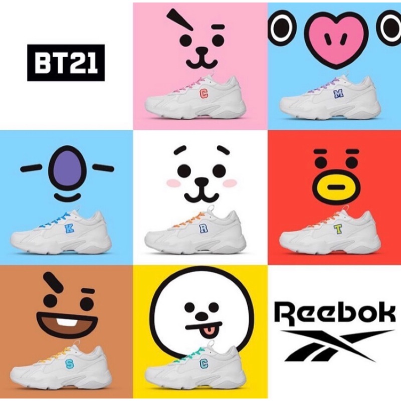 bt21 and reebok