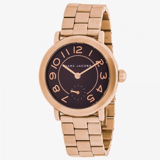 MARC JACOBS 精品錶 小秒盤簡約時尚 玫瑰金電鍍 不銹鋼帶 女錶 MJ3489