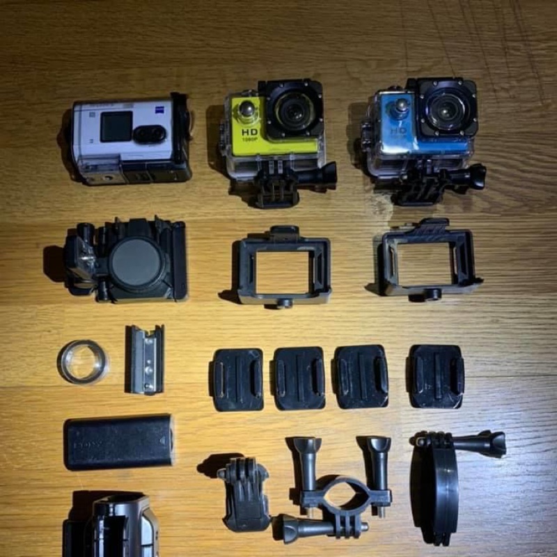 售一台SONY  AS200V運動攝影機和2台攝影機