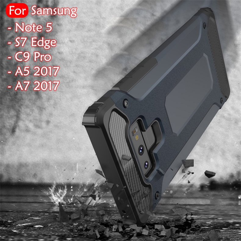 SAMSUNG 三星 Galaxy Note 5 S7 Edge A5 2017 A7 2017 C9 Pro Rugg
