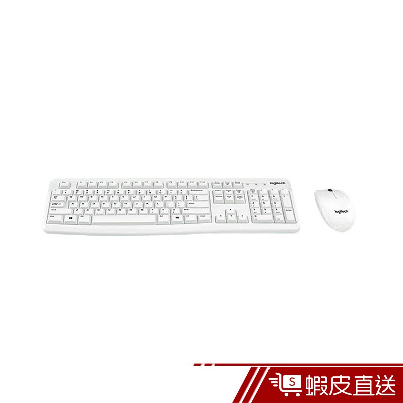 Logitech 羅技  MK120 有線鍵盤滑鼠組-白色  現貨 蝦皮直送