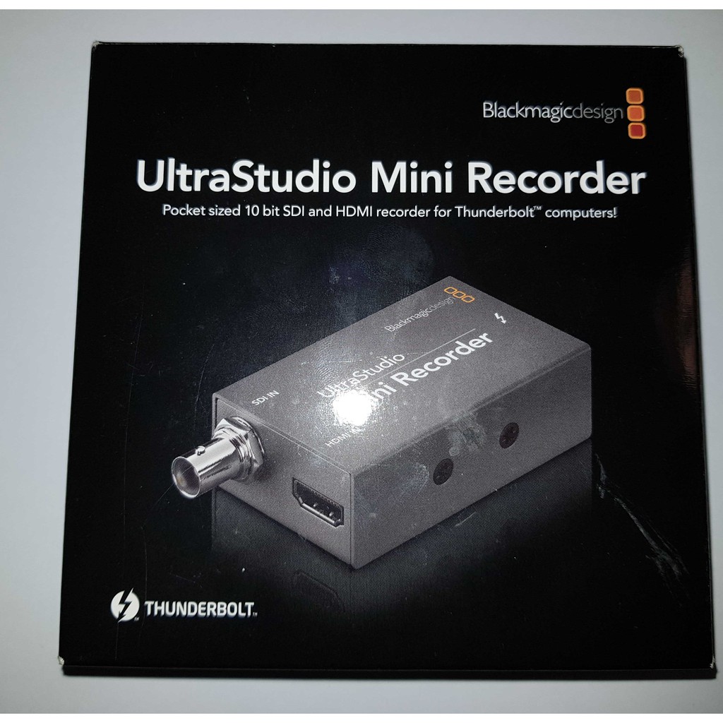 Blackmagic Mini Recorder HDMI SDI 影像擷取介面 thunderbolt