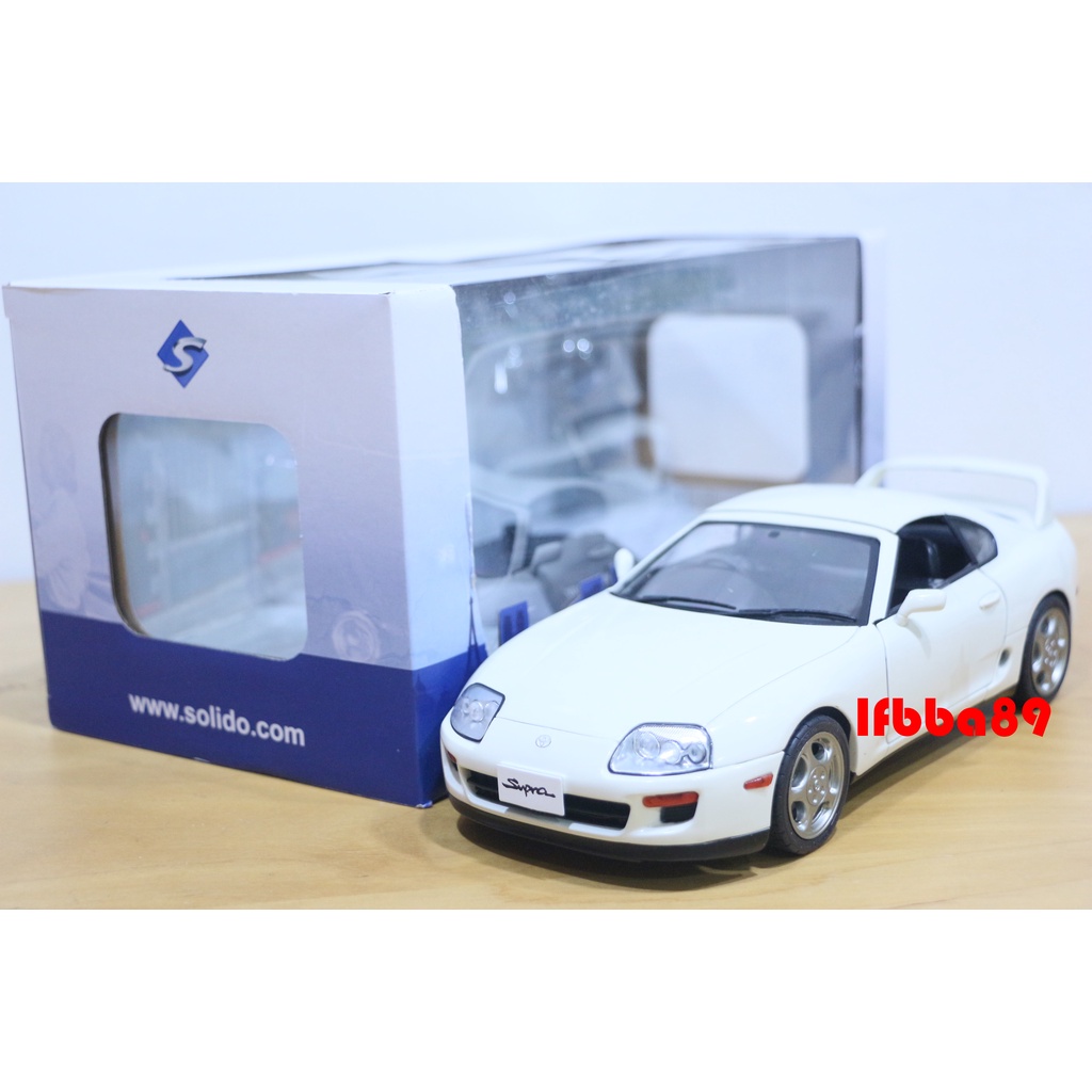 Solido 1/18 Toyota Supra MK4 White 豐田 牛魔王 白 硬頂敞篷