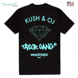 Diamond Supply Co. 短袖T恤 x Taylor Gang Kush & OJ 圓領上衣 美式街頭品牌
