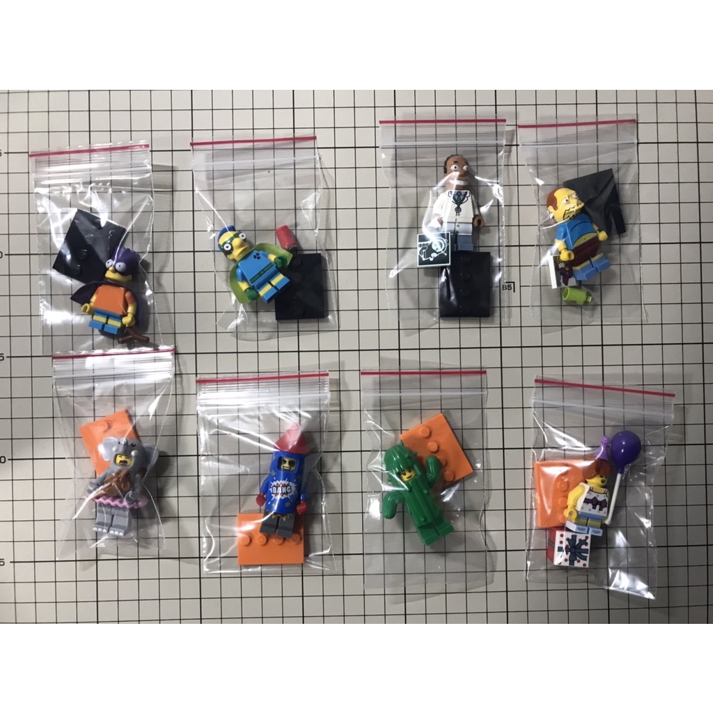 LEGO 樂高 人偶包 Minifigures 辛普森與橘底座