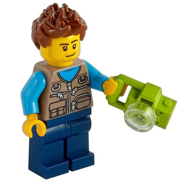 LEGO 60283 拆售 人偶 中年 爸爸 (含圖片裡的手持相機)