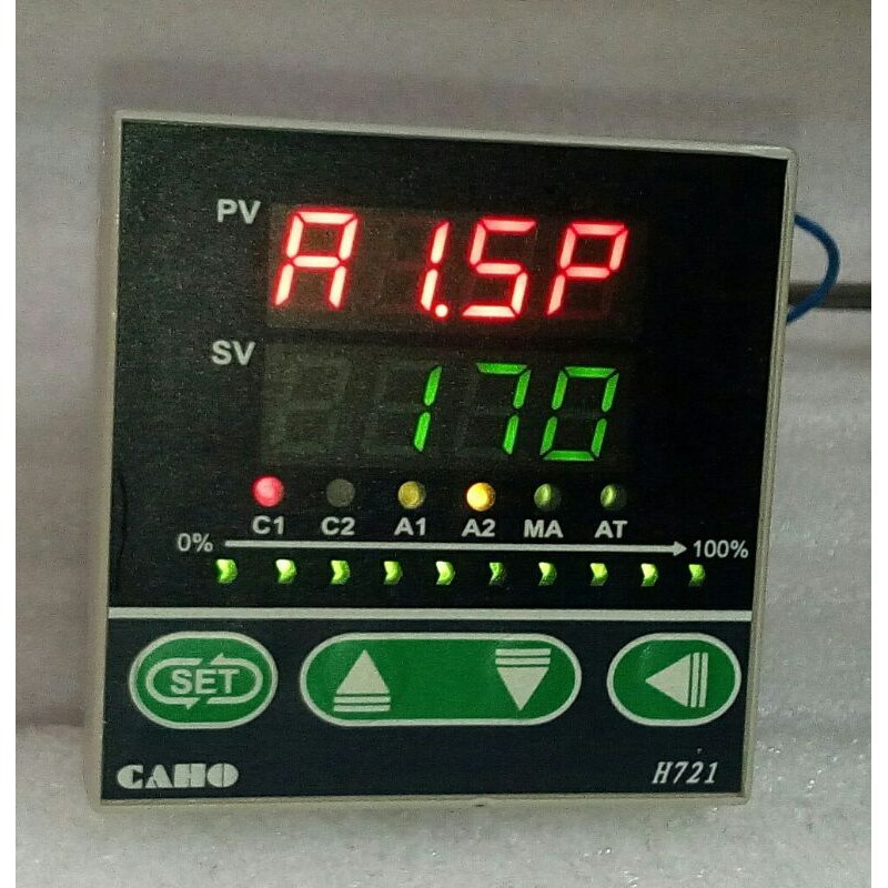 🌞二手現貨保固CAHO宣榮PID微電腦溫控器H721微電腦控制器 SSR 入:K 出:DC24V 警報設定 72x72