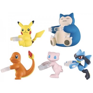 扭蛋 Pokémon 寶可夢 公仔 戒指 扣環 抱抱 神奇寶貝 皮卡丘 小火龍 筆套 裝飾 擺飾
