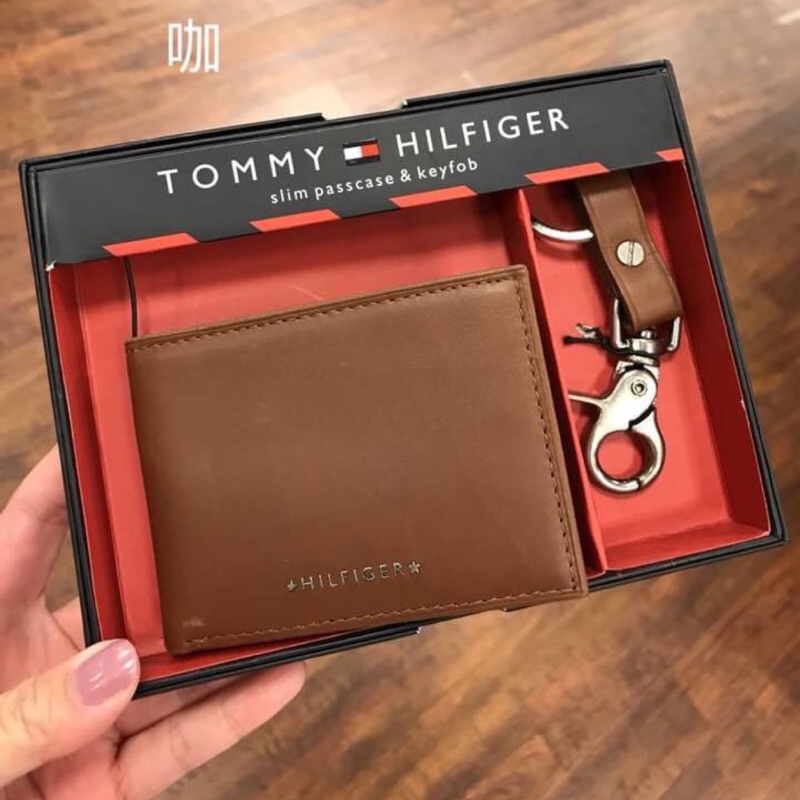 Tommy Hilfiger 男用短夾 附鑰匙圈