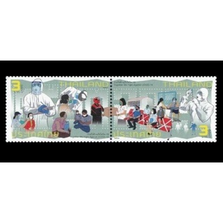 泰國郵票 2020.08.14 防疫郵票 COVID-19 -套票2全 48元 買5出版張