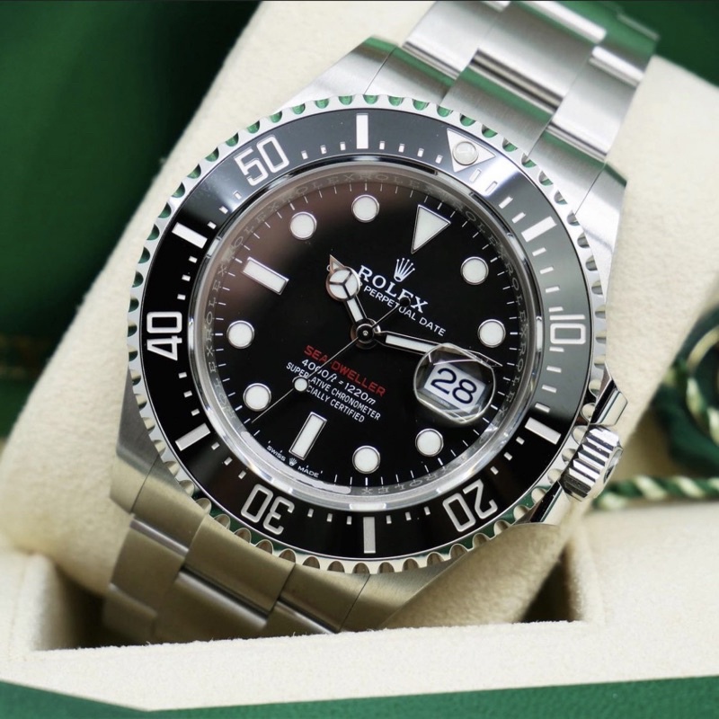 全新Rolex 紅字海史 126600mk2  Sea-Dweller  黑水鬼 紅字海史