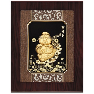 金箔畫禮品│財神到│開業、新居落成、祝福特別推薦禮物│中雲採│ 送禮餽贈最佳選擇│專業工藝禮品製造供應商│鹿港窯禮品館