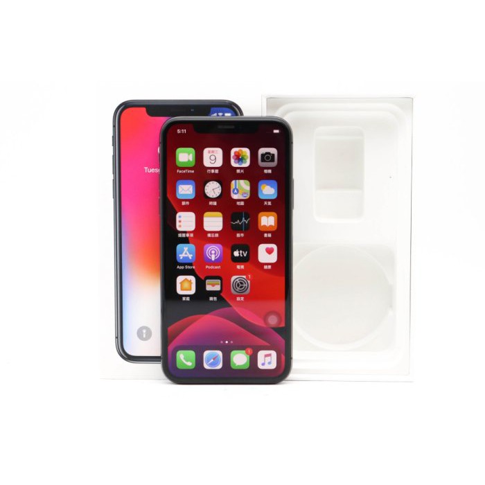 【高雄青蘋果3C】APPLE IPHONE X 256G 256GB 5.8吋 太空灰 IOS13.1.1#42841
