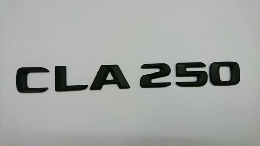 金螃蟹賓士 CLA 後車箱 字體 字標 消光黑 烤漆黑 "CLA 250" CLA180  CLA220 CLA45