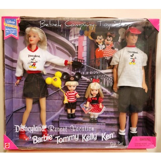 Mattel 1998年 Disney Barbie Ken 絕版 古董 迪士尼樂園 芭比娃娃 全新未拆 盒裝 老芭比