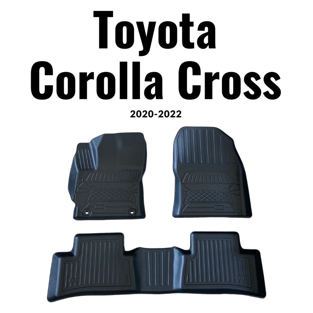 【免運 台灣現貨】 台灣出貨 豐田TOYOTA COROLLA CROSS 20-23 立體汽車腳踏墊 無毒 CC 車墊