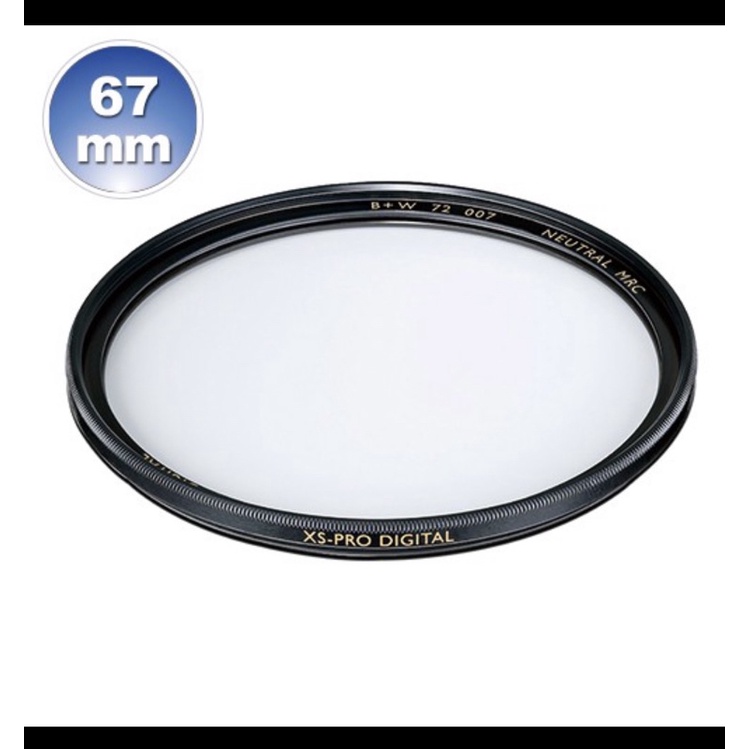 B+W XS-Pro 007 67mm Clear MRC nano 純淨濾鏡超薄高硬度奈米鍍膜 二手