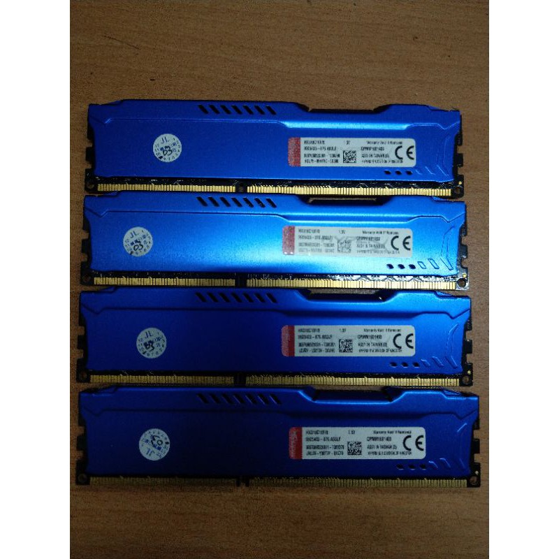 金士頓 DDR3 1866 Hyper 超頻版 8G 二手良品