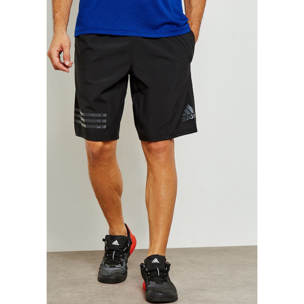 Adidas 4KRFT ClimaLite Shorts 黑色 三線反光 拉鍊口袋 訓練運動短褲 CD7807