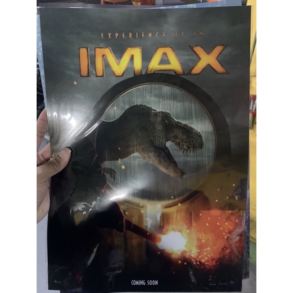 侏羅紀世界 統霸天下 正版威秀影城限量3000張 IMAX海報