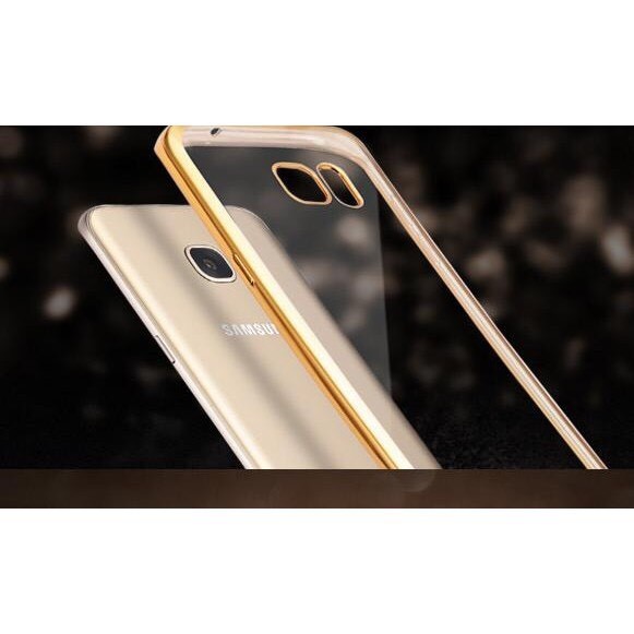 【YW3C】三星 S7 edge 超薄 超輕 samsung 手機保護套 簡約邊框 銀 金 玫瑰金 手機殼 透明 手機套