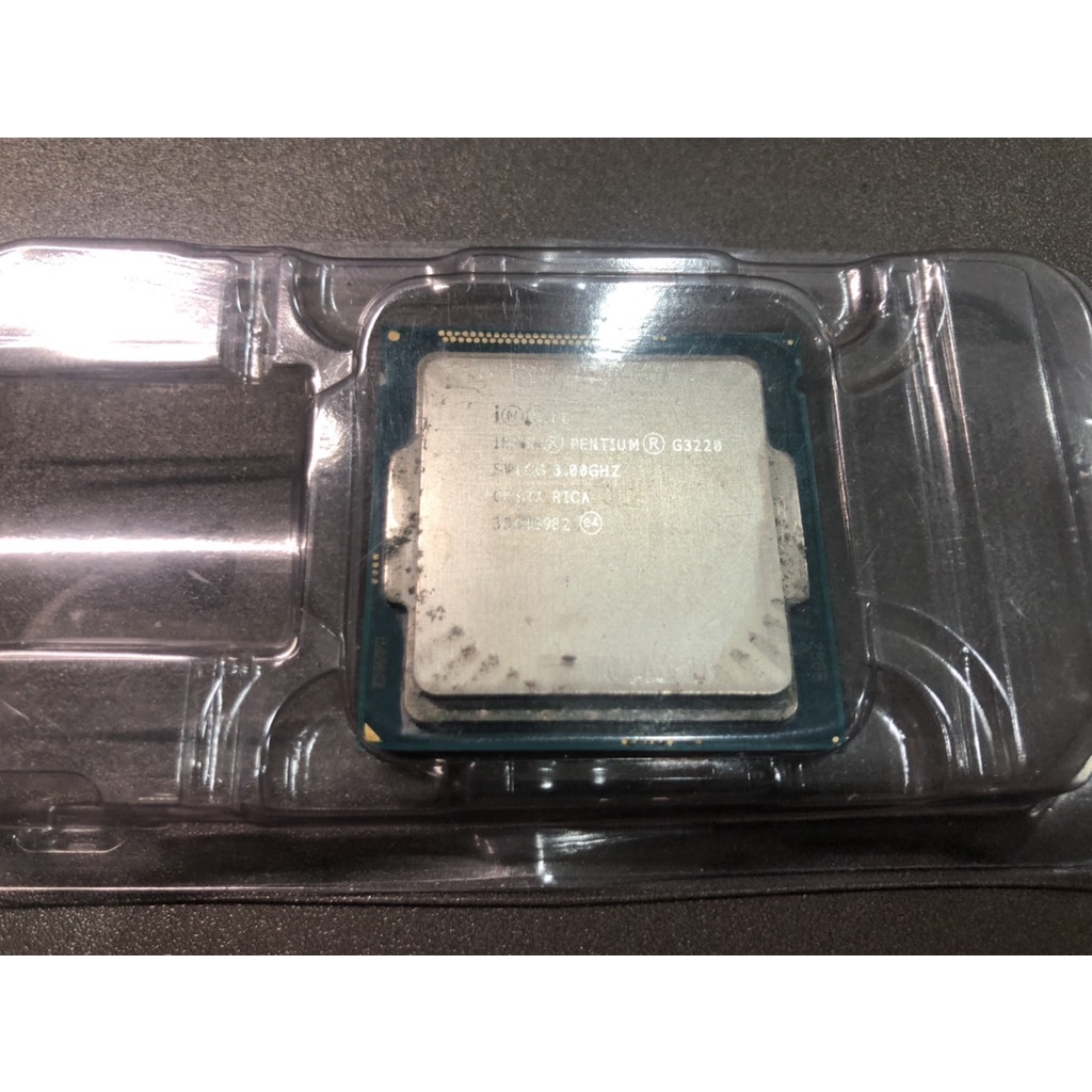 [二手]Intel四代二核心CPU 1150腳位 G3220(附Laird TFLEX-700散熱貼片)