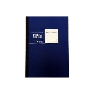 DOUBLE A 布膠系列空白固頁筆記本 B5/18K 40頁-藍