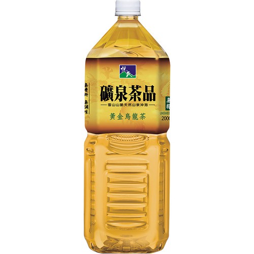 悅氏 礦泉黃金烏龍茶-無糖(2000ml/瓶)[大買家]