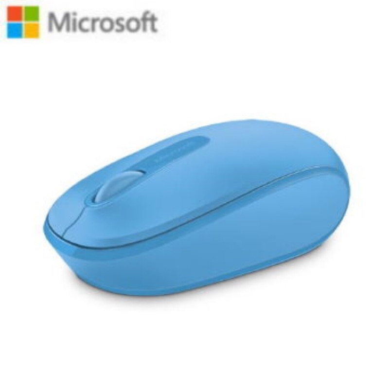 微軟Microsoft 無線行動滑鼠 1850-活力藍