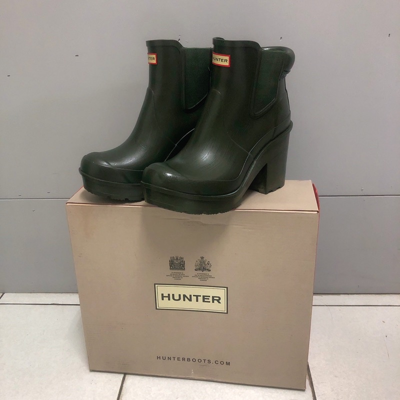 ［二手］Hunter 高跟雨鞋 UK5/US7/EU38