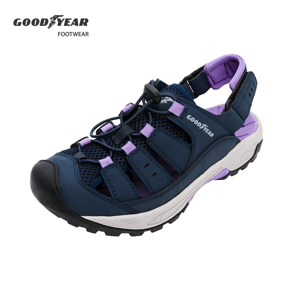 GOOD YEAR固特異【護趾】女鞋 水陸護趾涼鞋 藍紫/GAWS12627/K Shoe Plaza