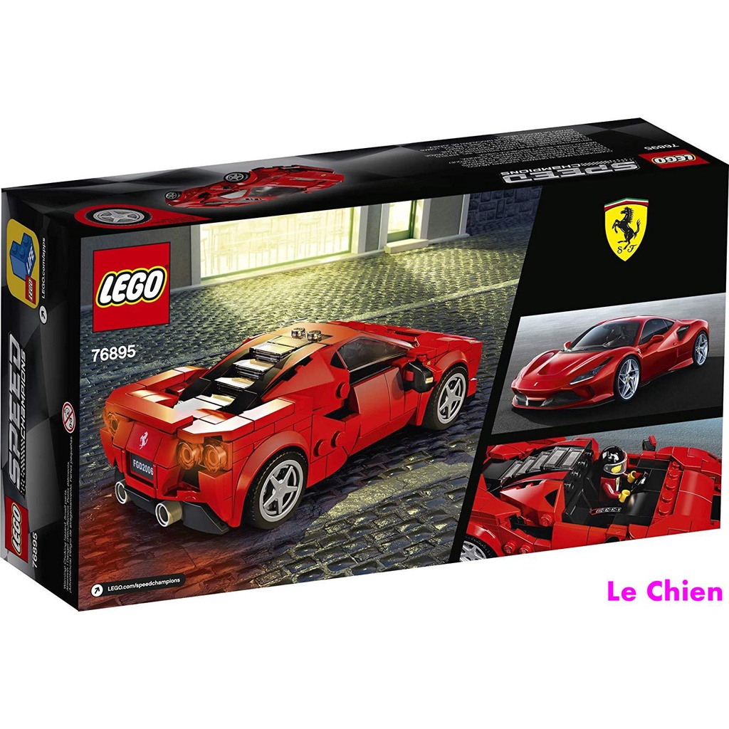 Le Chien-LEGO樂高76895法拉利 F8 Tributo賽車男孩積木益智拼搭兒童玩具
