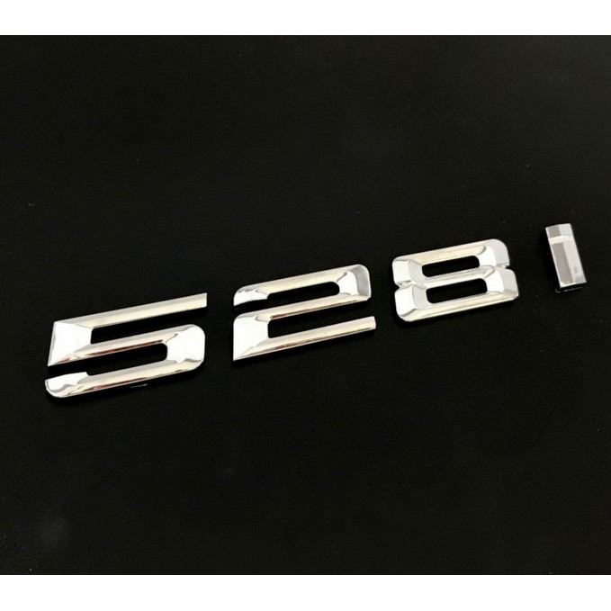圓夢工廠 BMW 寶馬 E60 E61 F10 F11 525I 528i 尾門鍍鉻車標 字貼 字標 同原廠字型