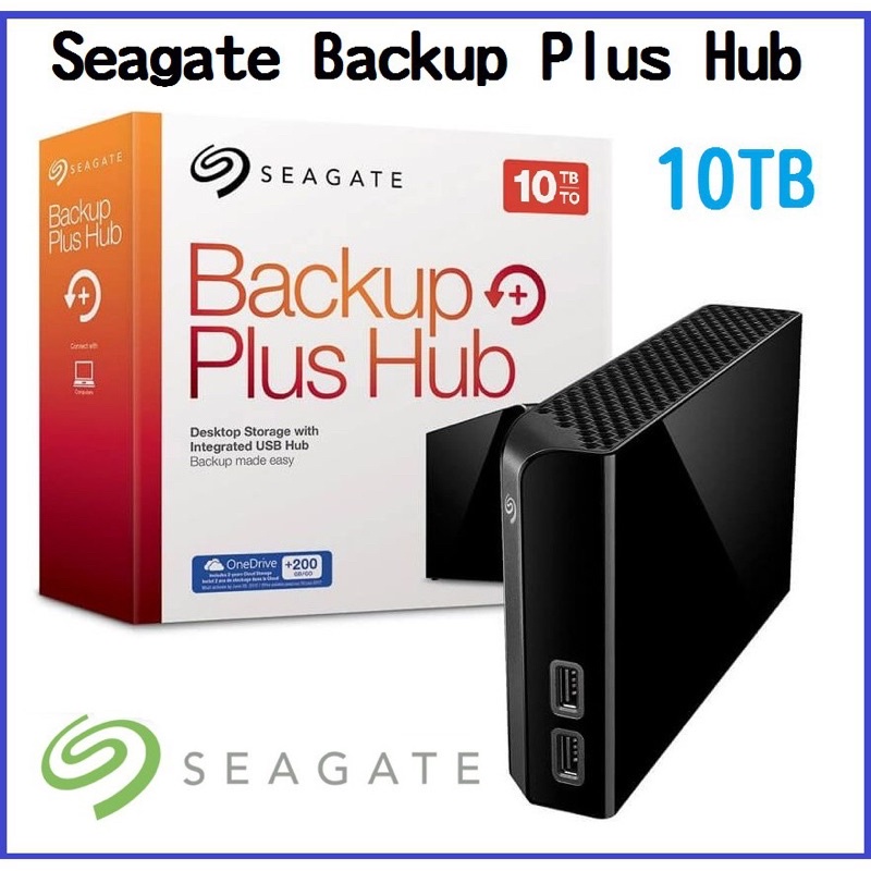 Seagate Backup Plus Hub 10TB 3.5吋外接硬碟