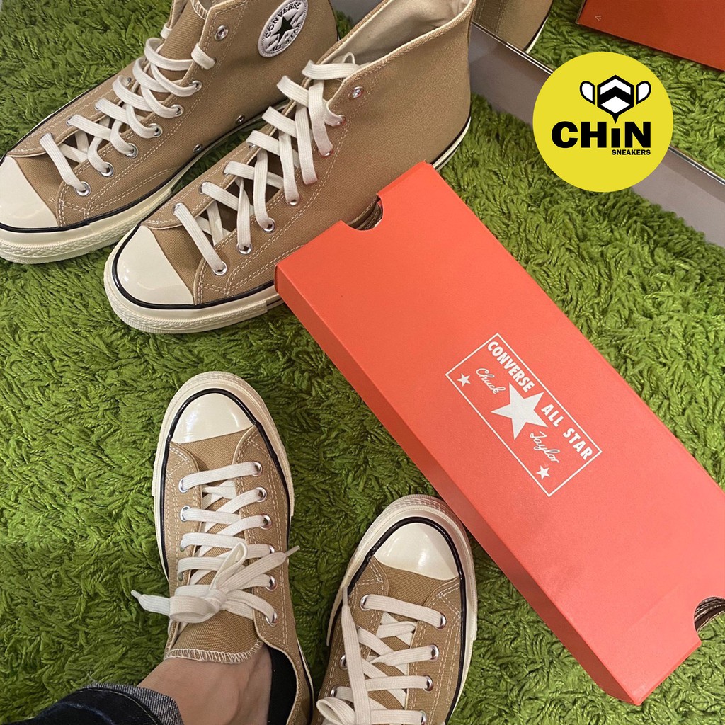 ☆CHIN代購☆Converse 1970 奶茶奶茶色高筒低筒卡其70 奶油頭168505c 168504c | 蝦皮購物